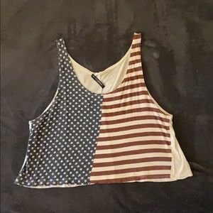 Brandy Melville Flag Tank